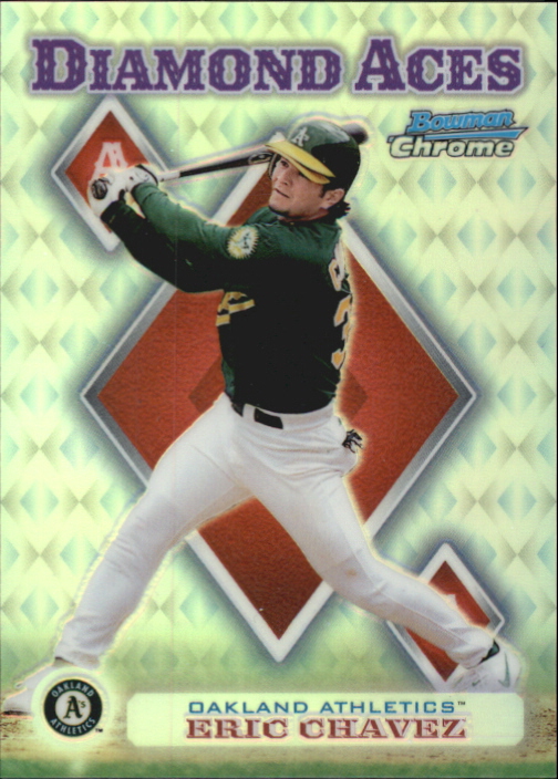 1999 Bowman Chrome Diamond Aces Refractors #DA2 Eric Chavez