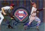 1999 Bowman's Best Franchise Favorites Autographs #FR2C Scott Rolen/Mike Schmidt