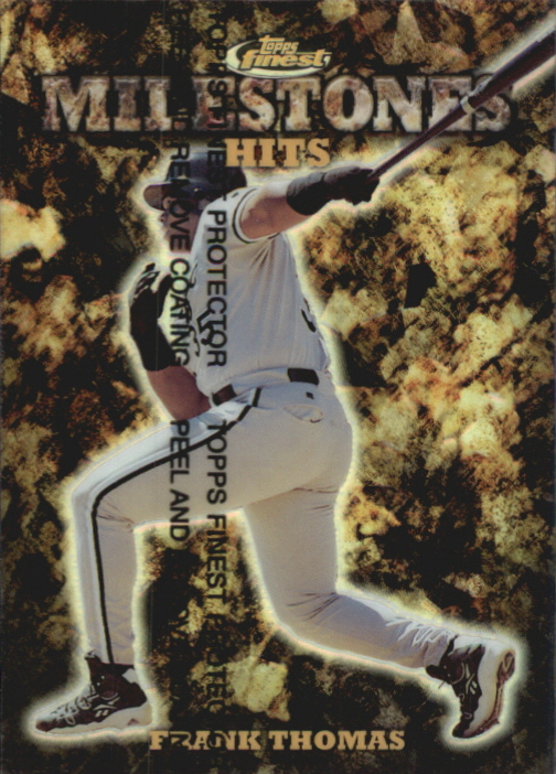 1999 Finest Milestones #M5 Frank Thomas HIT