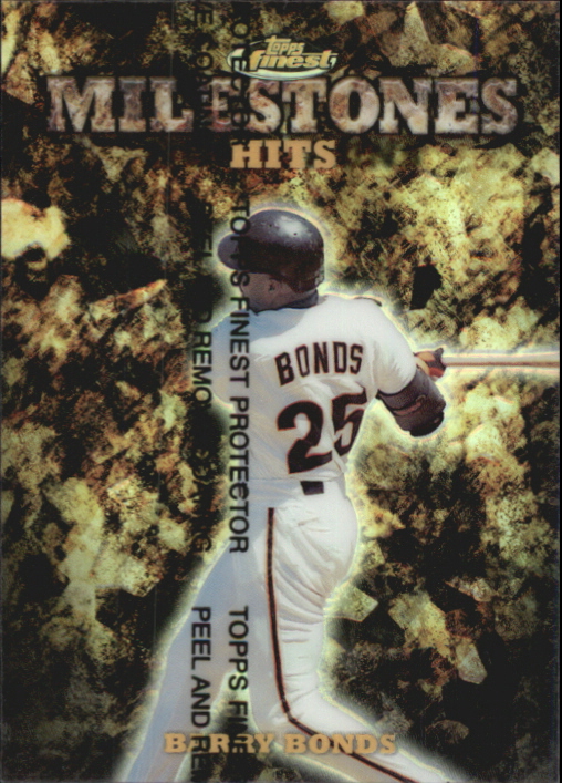 1999 Finest Milestones #M6 Barry Bonds HIT