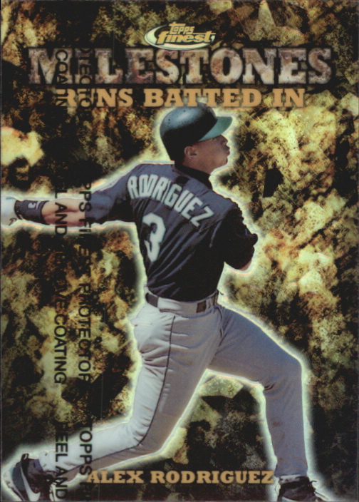 1999 Finest Milestones #M28 Alex Rodriguez RBI