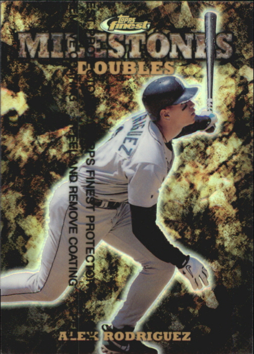 1999 Finest Milestones #M37 Alex Rodriguez 2B