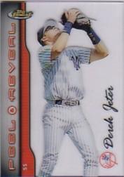 1999 Finest Peel and Reveal Stadium Stars #7 Derek Jeter