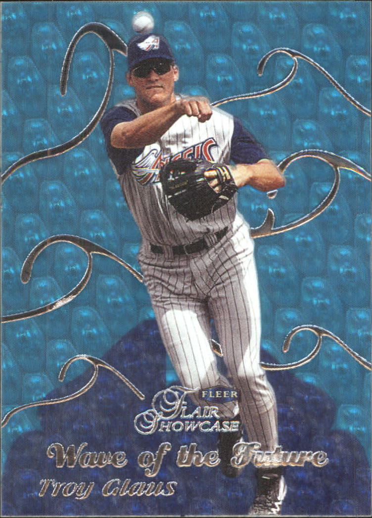 1999 Flair Showcase Wave of the Future #7 Troy Glaus