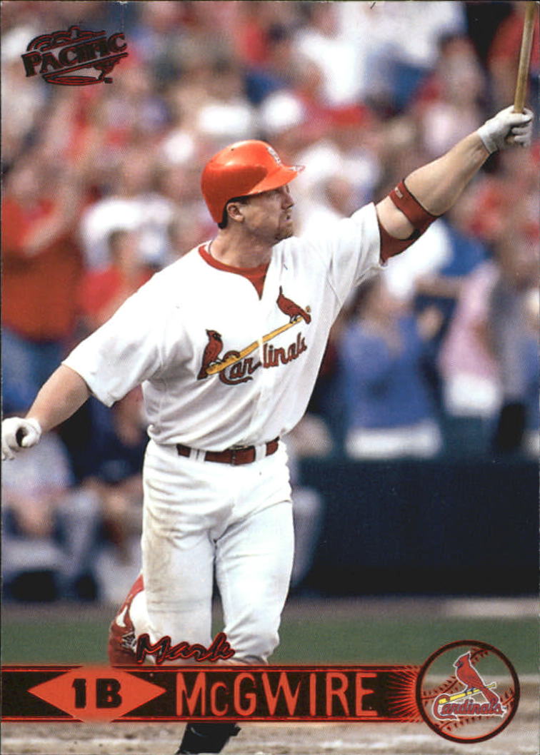 1999 Pacific Red #70 Mark McGwire