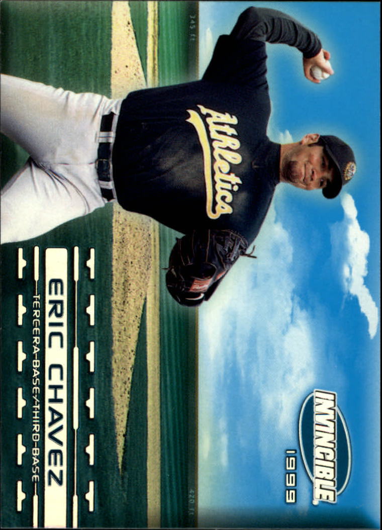 1999 Pacific Invincible Sandlot Heroes #13 Eric Chavez Throwing