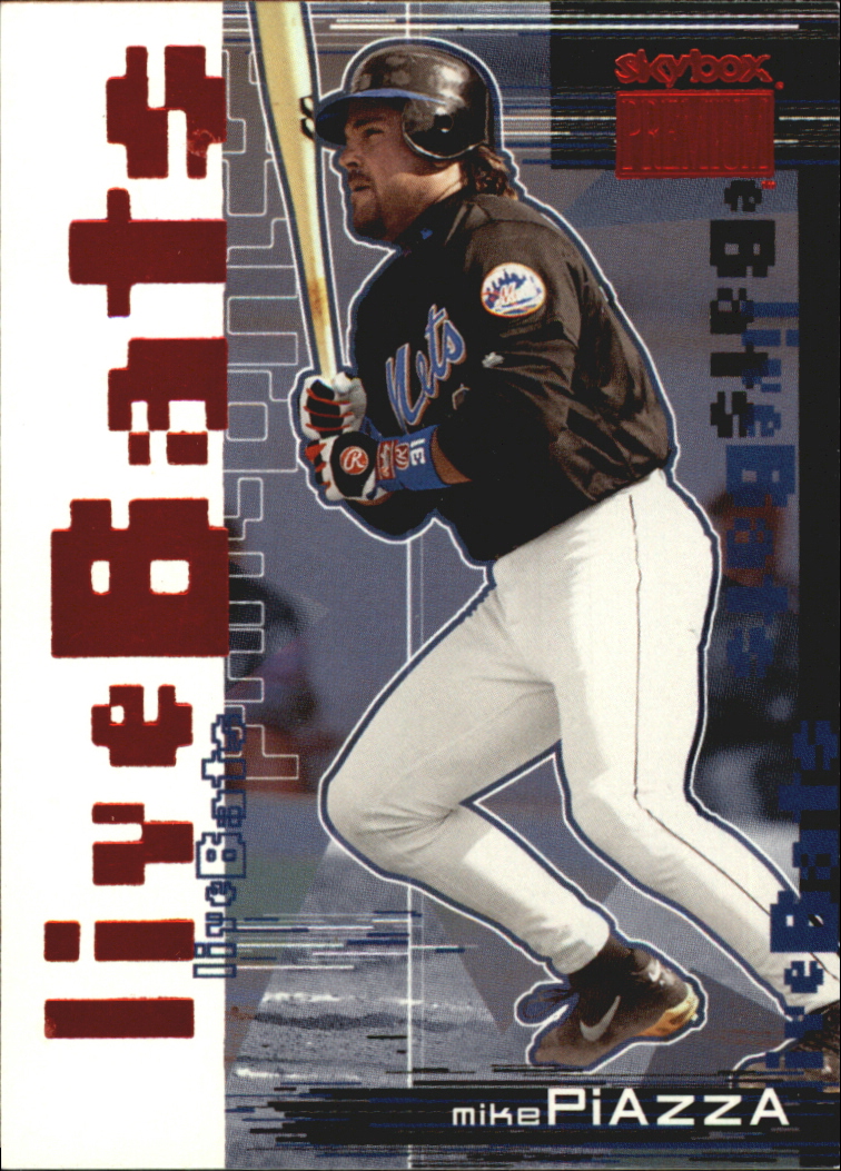 1999 SkyBox Premium Live Bats #5 Mike Piazza