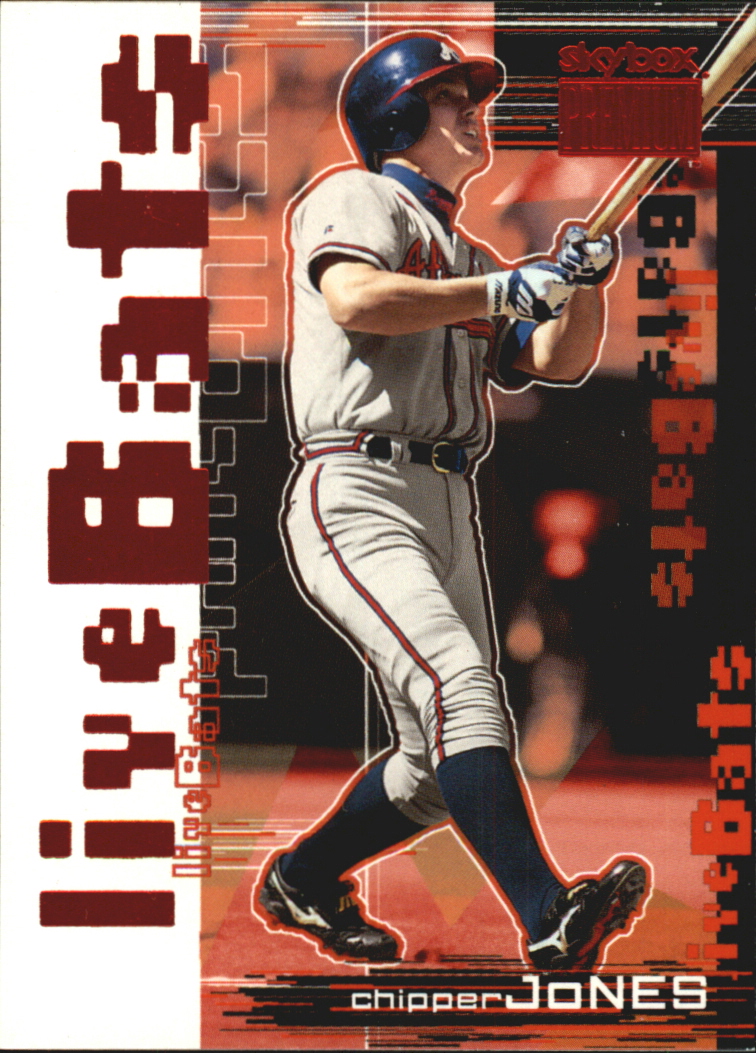 1999 SkyBox Premium Live Bats #13 Chipper Jones
