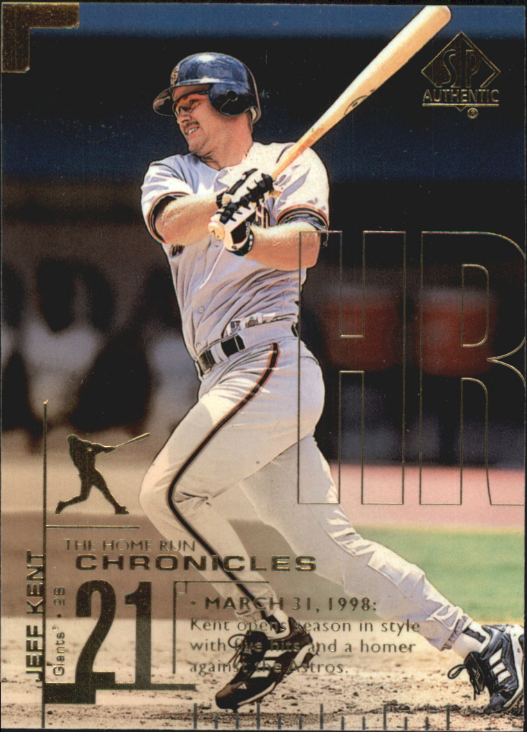 1999 SP Authentic Home Run Chronicles #HR32 Jeff Kent