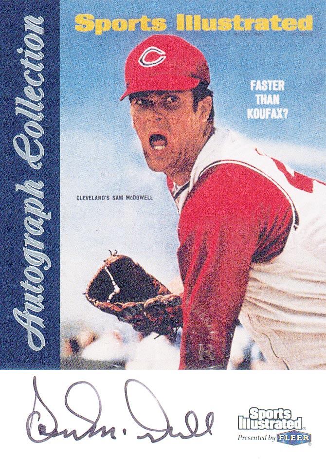 1999 Sports Illustrated Greats of the Game Autographs #48 Sam McDowell