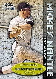 1999 Sports Illustrated Greats of the Game Record Breakers #1 Mickey Mantle