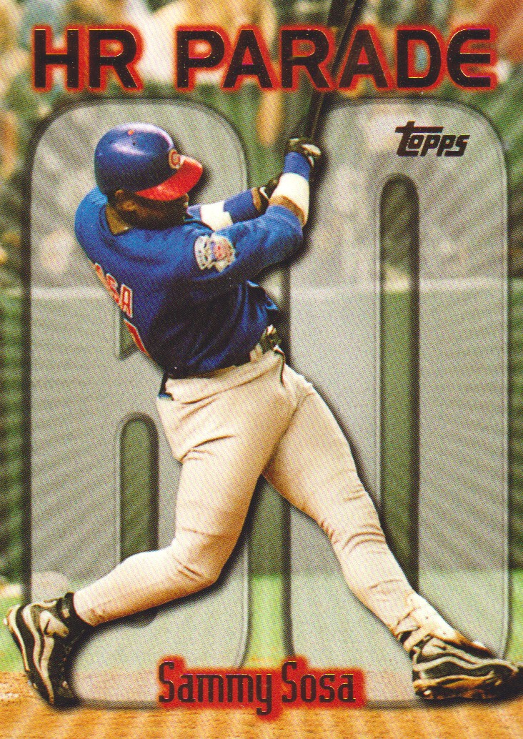 1999 Topps #461JJ Sammy Sosa HR 60
