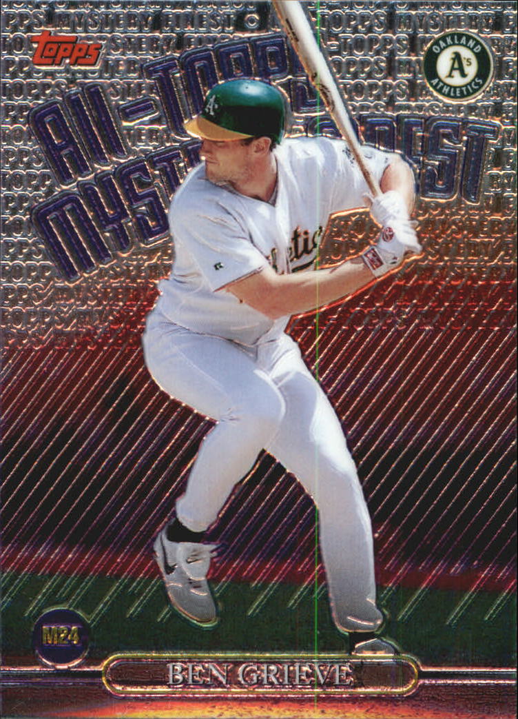 1999 Topps All-Topps Mystery Finest #M24 Ben Grieve