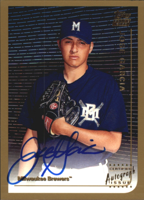 1999 Topps Traded Autographs #T14 Jose Garcia
