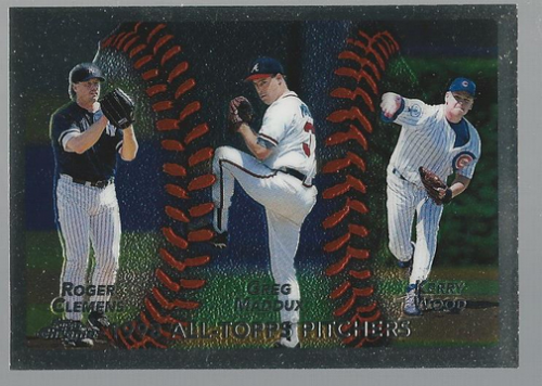 1999 Topps Chrome #460 Clemens/Wood/Maddux AT