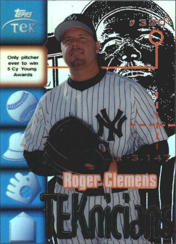 1999 Topps Tek Teknicians #T8 Roger Clemens