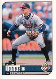 1999 UD Choice #55 Chipper Jones