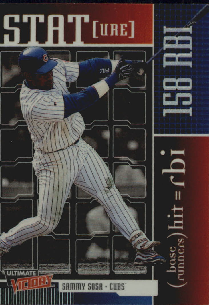 1999 Ultimate Victory STATure #S3 Sammy Sosa