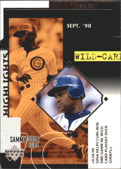1999 Upper Deck #528 Sammy Sosa SH CL