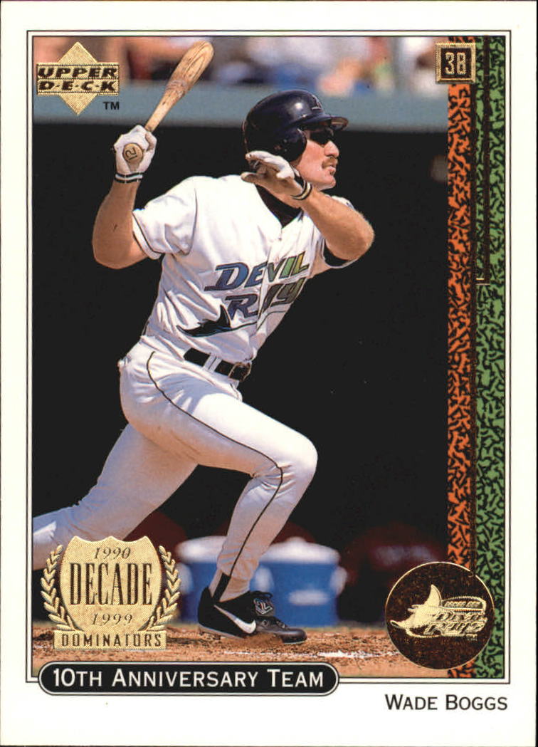 1999 Upper Deck 10th Anniversary Team #X15 Wade Boggs