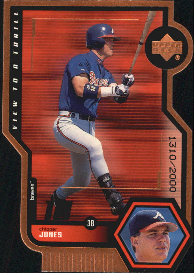 1999 Upper Deck View to a Thrill Double #V4 Chipper Jones
