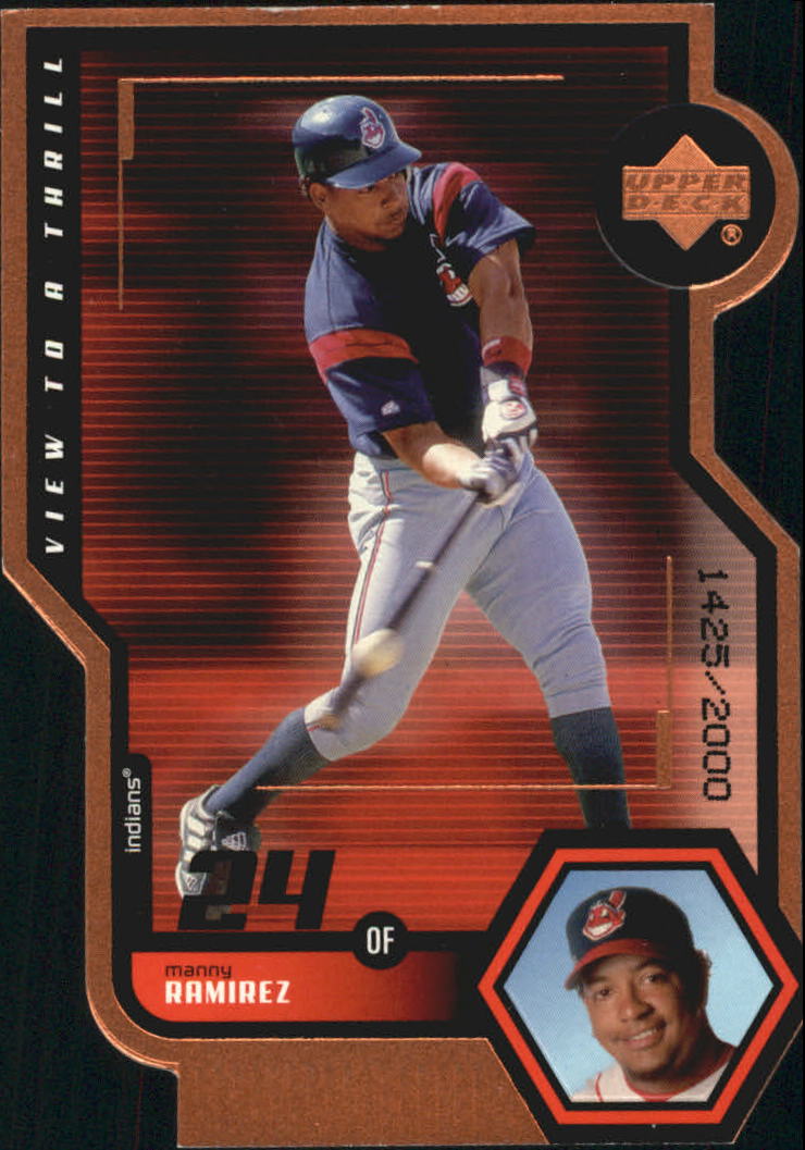 1999 Upper Deck View to a Thrill Double #V11 Manny Ramirez