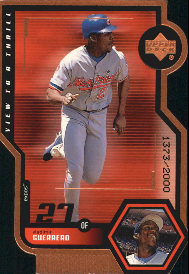 1999 Upper Deck View to a Thrill Double #V16 Vladimir Guerrero