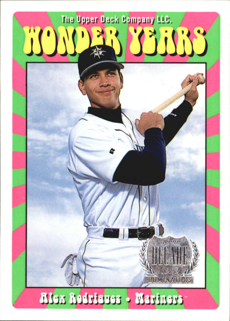1999 Upper Deck Wonder Years #W24 Alex Rodriguez