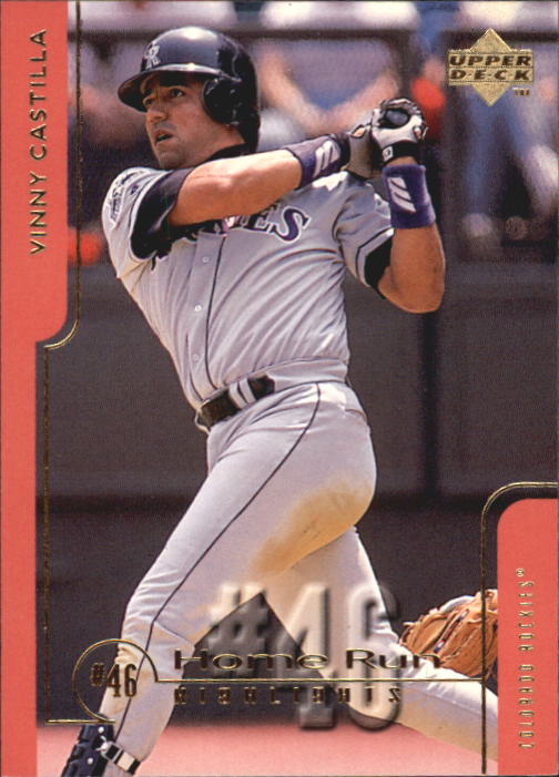 1999 Upper Deck Challengers for 70 #51 Vinny Castilla HRH