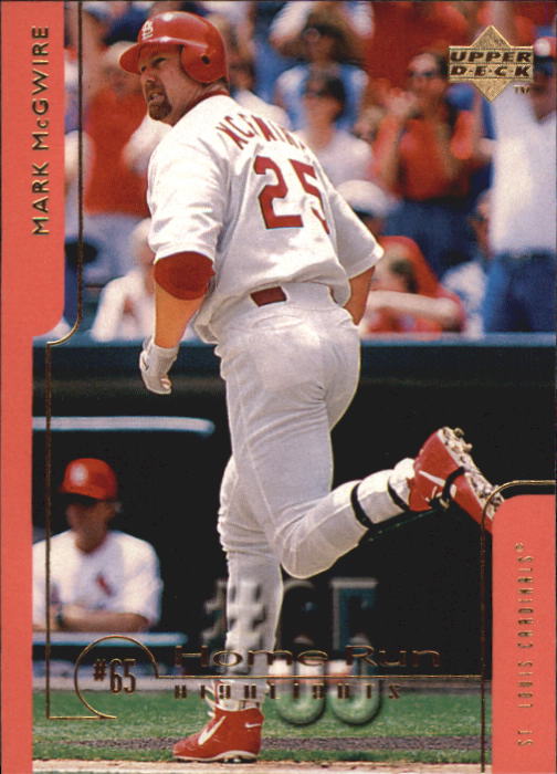 1999 Upper Deck Challengers for 70 #65 Mark McGwire HRH