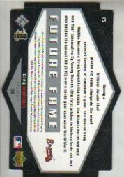 1999 Upper Deck HoloGrFX Future Fame #F5 Greg Maddux back image