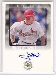 1999 Upper Deck HoloGrFX UD Authentics #JD J.D. Drew