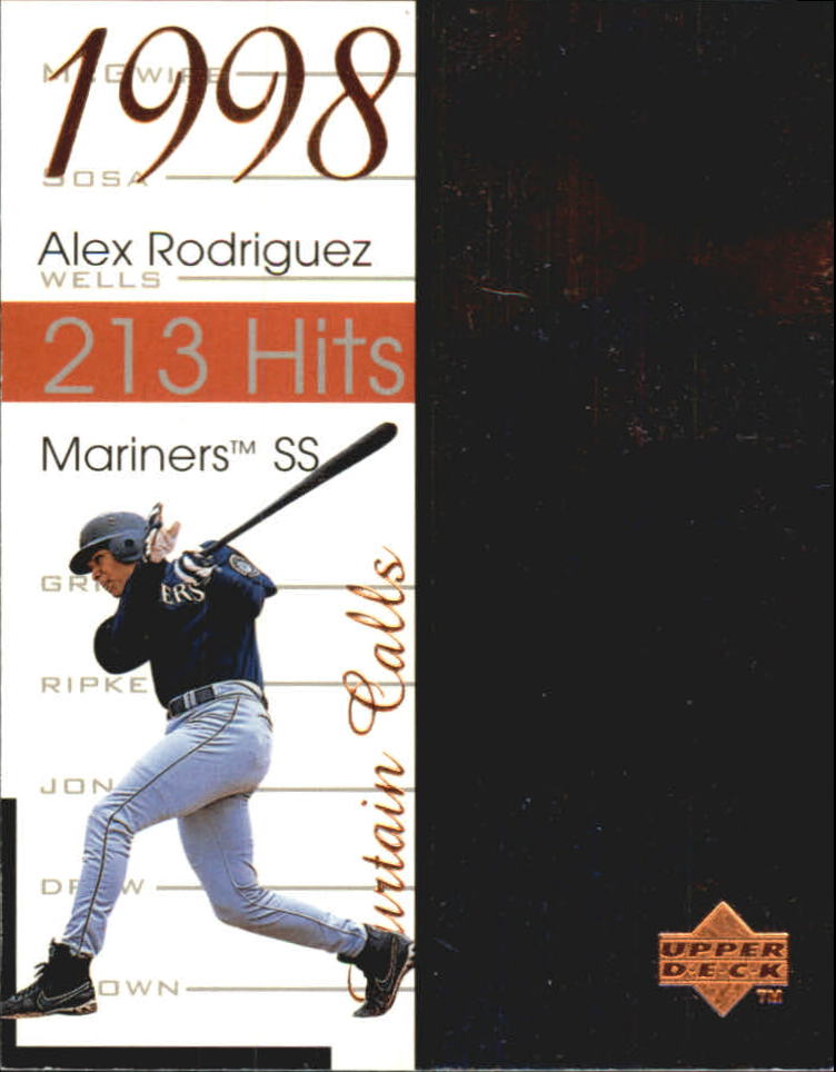 1999 Upper Deck Ovation Curtain Calls #R4 Alex Rodriguez