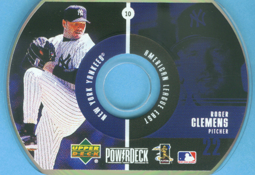 1999 Upper Deck PowerDeck #10 Roger Clemens