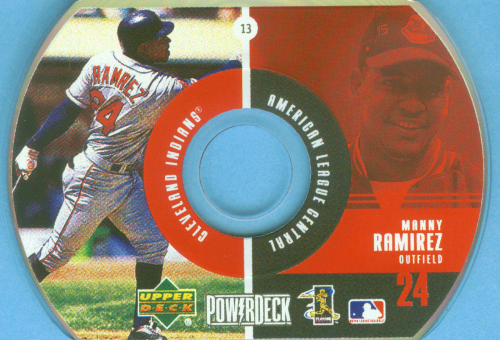 1999 Upper Deck PowerDeck #13 Manny Ramirez