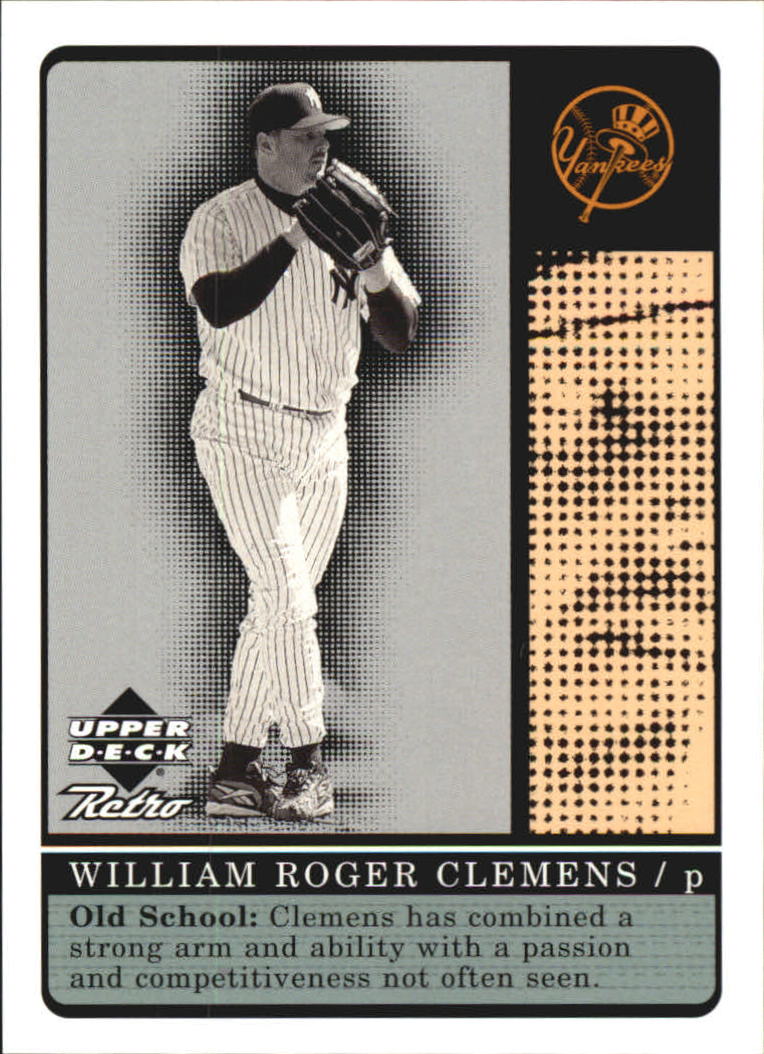 1999 Upper Deck Retro Old School/New School #S13 Roger Clemens