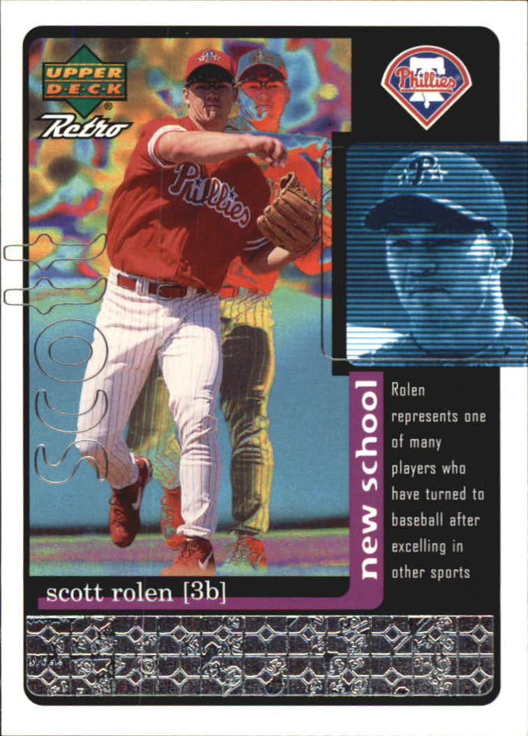1999 Upper Deck Retro Old School/New School #S25 Scott Rolen