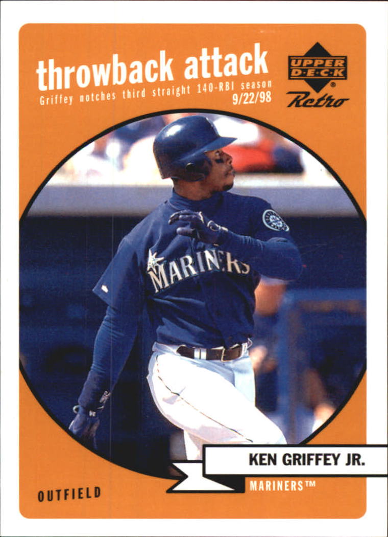 1999 Upper Deck Retro Throwback Attack #T1 Ken Griffey Jr.