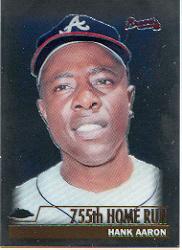 2000 Topps Chrome #237E H.Aaron MM 755th HR