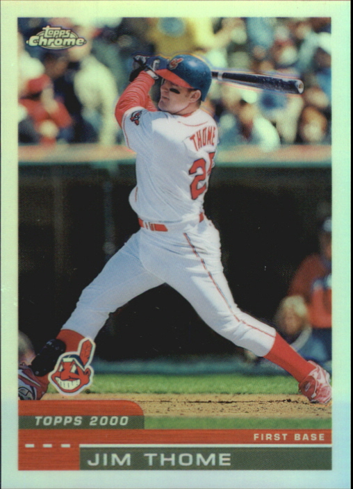 2000 Topps Chrome Refractors #360 Jim Thome