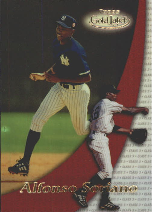 2000 Topps Gold Label Class 3 #49 Alfonso Soriano