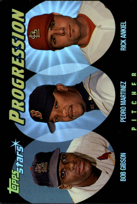 2000 Topps Stars Progression #P1 Gibson/P.Martinez/Ankiel