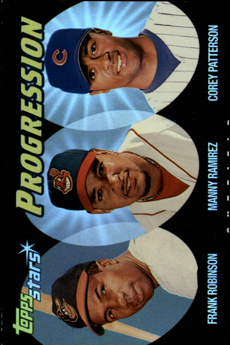 2000 Topps Stars Progression #P9 F.Rob/M.Ram/C.Patterson