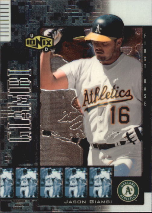 2000 UD Ionix #6 Jason Giambi