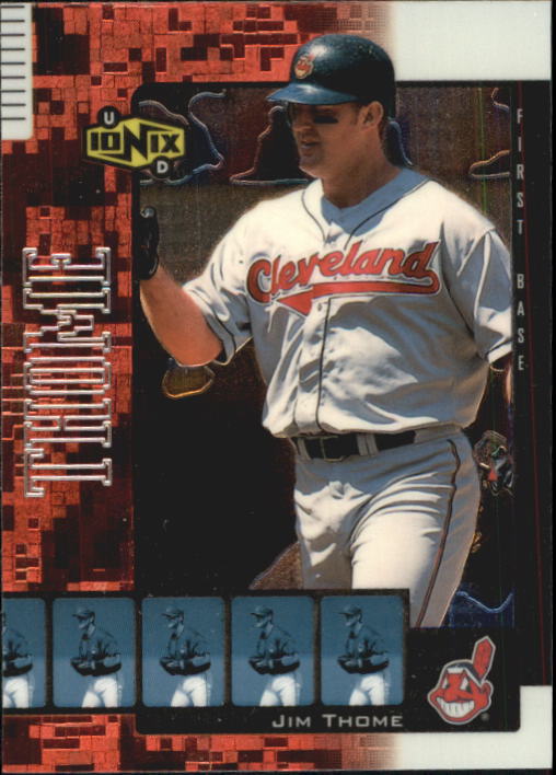 2000 UD Ionix #25 Jim Thome