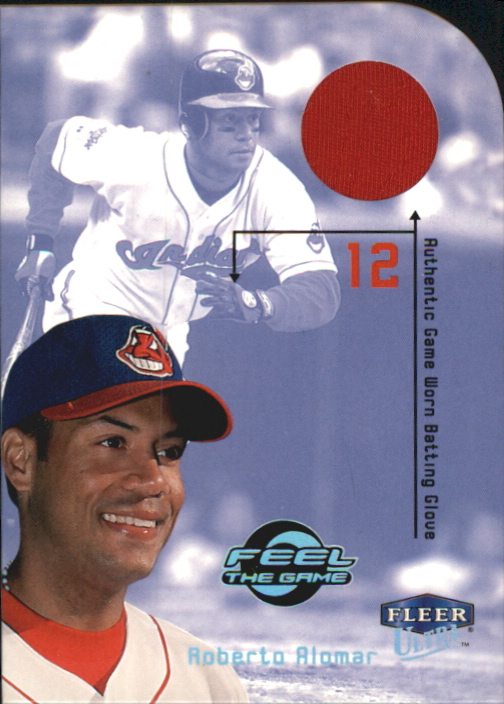 2000 Ultra Feel the Game #3 Rob Alomar Btg Glv SP