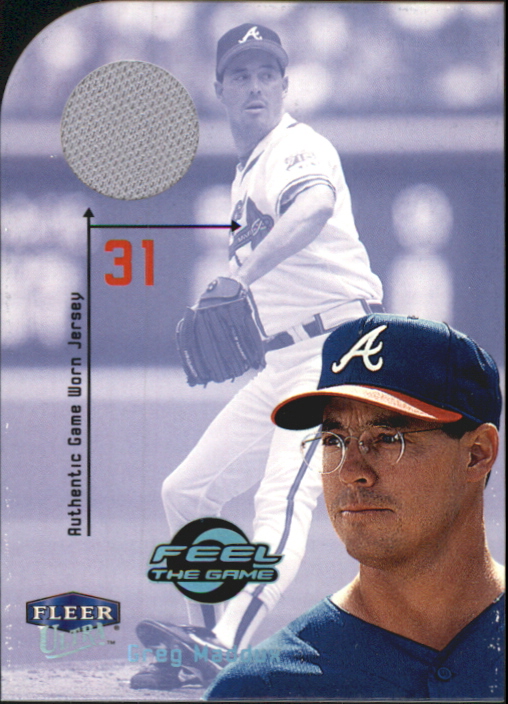 2000 Ultra Feel the Game #4 Greg Maddux Jsy