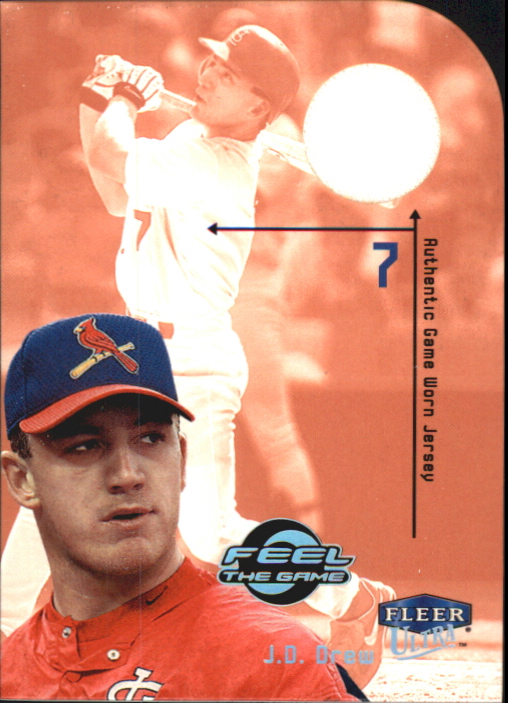 2000 Ultra Feel the Game #8 J.D. Drew Jsy