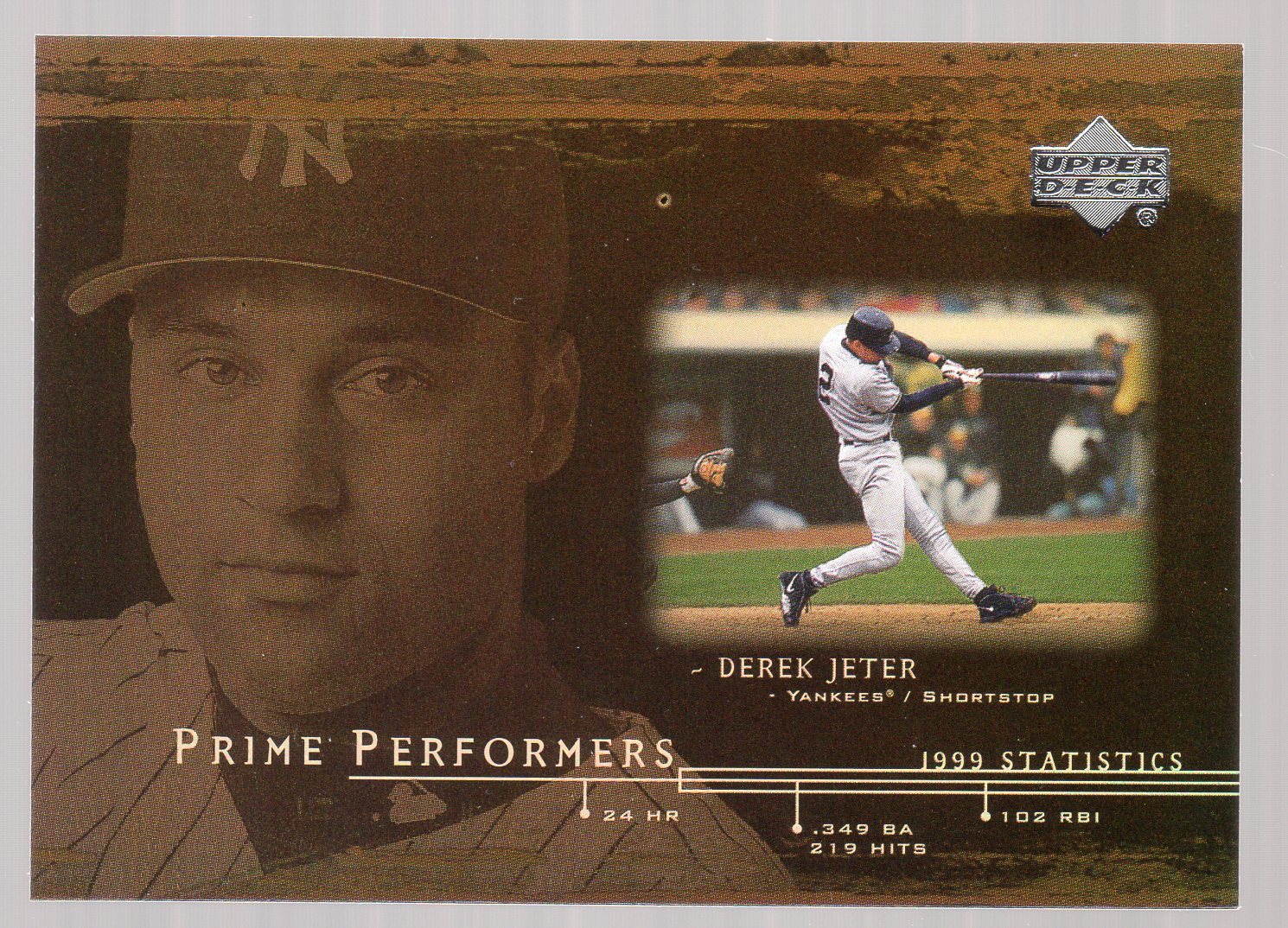 2000 Upper Deck Prime Performers #PP5 Derek Jeter
