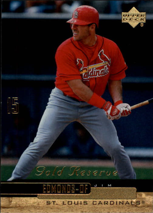 2000 Upper Deck Gold Reserve #157 Jim Edmonds